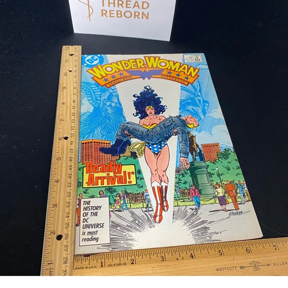 Wonder Woman Comic Book DC‎ Universe History Deadly Arrival Issue 1987 Vintage